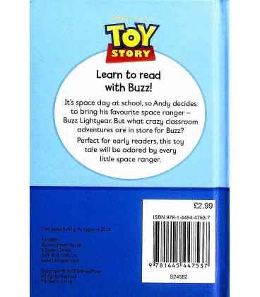 Lets Read a Story Backpack Adventure (Disney Pixar Toy Story) Back Cover