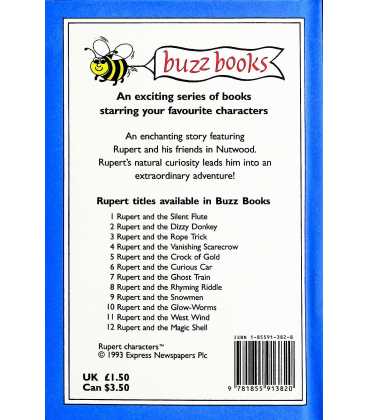 Rupert and the Magic Shell (Rupert Bear Buzz Book 12)  Back Cover