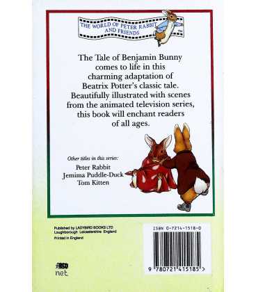 The Benjamin Bunny (The World of Peter Rabbit and Friends) Back Cover