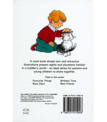Toddler's Best Friends Back Cover