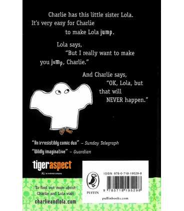 Boo! Made You Jump! (Charlie And Lola) Back Cover