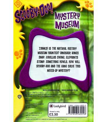 Mystery Museum (Scooby Doo!) Back Cover