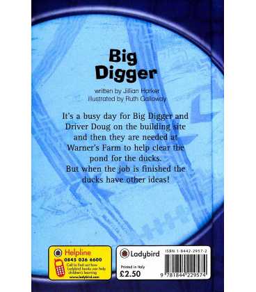 Big Digger Back Cover