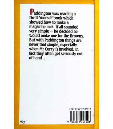 Paddington Does It Himself Back Cover