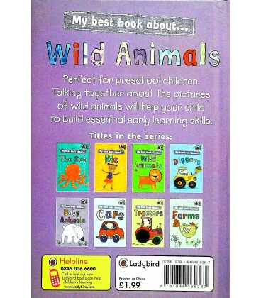 Wild Animals (My Best Book About) Back Cover