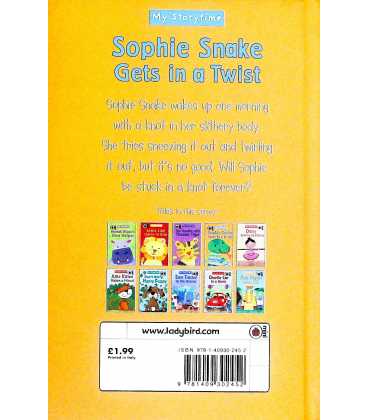 Sophie Snake Gets in a Twist (My Storytime) Back Cover