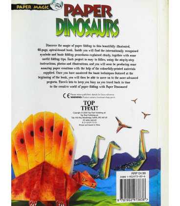 Paper Dinosaurs Back Cover