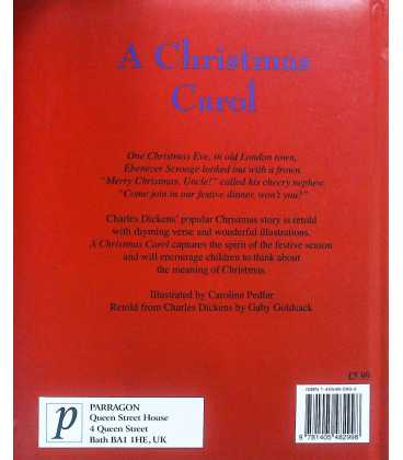 A Christmas Carol Back Cover