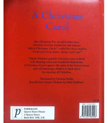 A Christmas Carol Back Cover