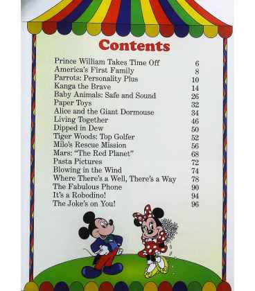 Disney's Year Book 2002 Inside Page 1