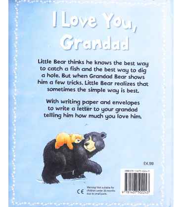 I Love You Grandad  Back Cover