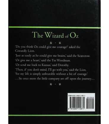 The Wizard of Oz Back Cover