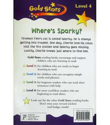 Where's Sparky? (Gold Stars : Level 4) Back Cover