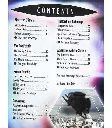 The Slitheen (Doctor Who Files)  Inside Page 1