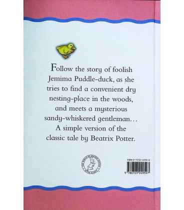 The Tale of Jemima Puddle-Duck  Back Cover