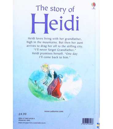 The Story of Heidi Back Cover