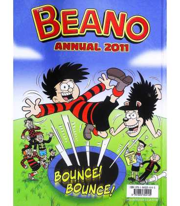 The Beano Annual 2011 Back Cover