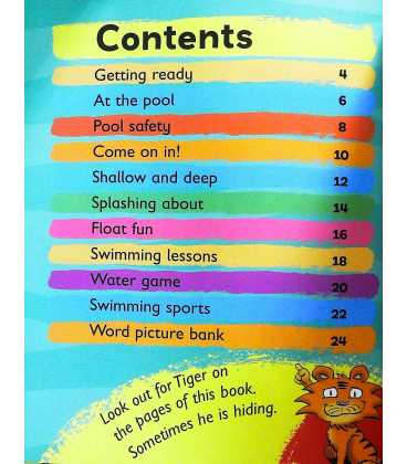 My Day Out at the Swimming Pool (Tiger Talk) Inside Page 1