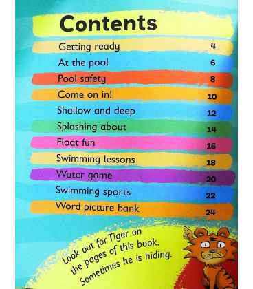My Day Out at the Swimming Pool (Tiger Talk) Inside Page 1