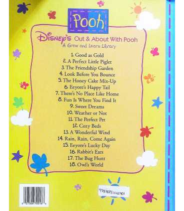 Rabbit's Ears (Disney's Out & About With Pooh, Vol. 16) Back Cover