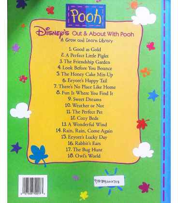 The Bug Hunt (Disney's Out & About With Pooh, Vol. 17) Back Cover