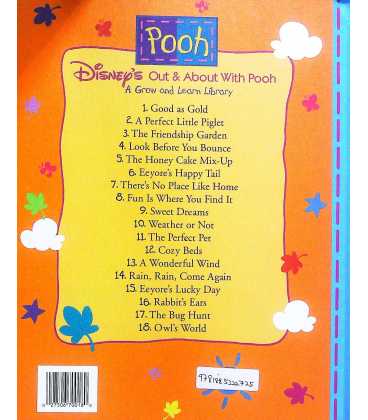 Owl's World (Disney's Out & About With Pooh, Vol. 18.) Back Cover