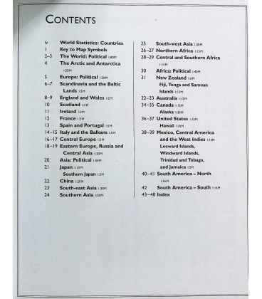 Philip's Family World Atlas Inside Page 1