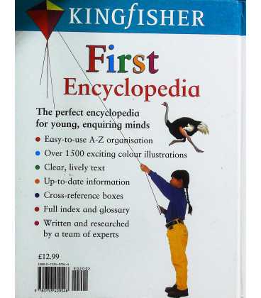 First Encyclopedia (Kingfisher ) Back Cover