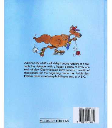 Animal Antics ABCs (Fun With Words) Back Cover