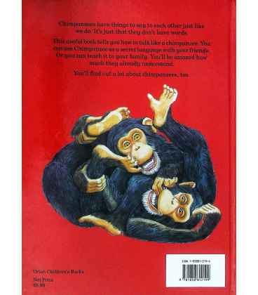 How to Speak Chimpanzee Back Cover