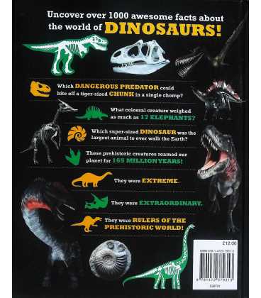 The Ultimate World Of Dinosaur  Back Cover