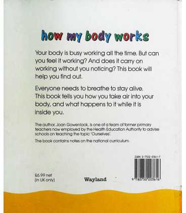 Breathing (How My Body Works) Back Cover
