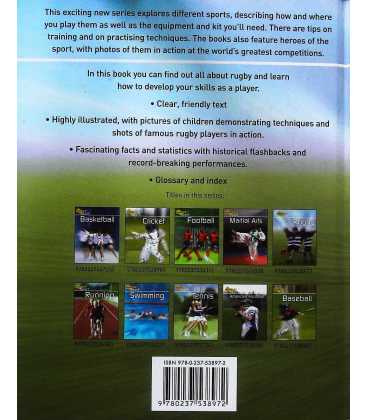 Rugby (Tell Me About Sport) Back Cover