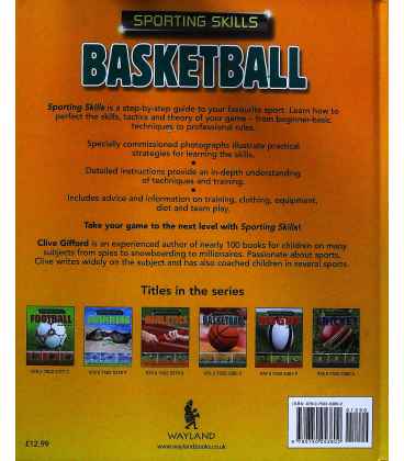 Basketball (Sporting Skills) Back Cover