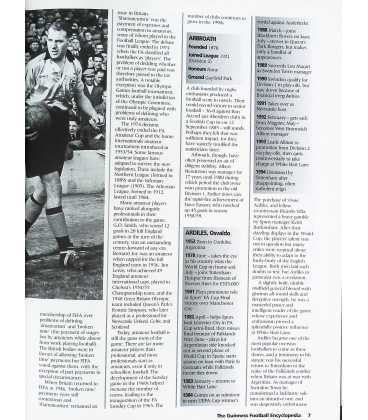 The Guinness Football Encyclopedia Inside Page 1
