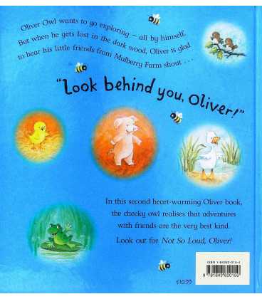 Look Behind You, Oliver Back Cover