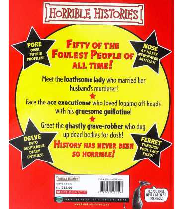 Who's Horrible in History (Horrible Histories) Back Cover