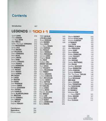 100 Greatest British Sporting Legends (Talksport) Inside Page 1