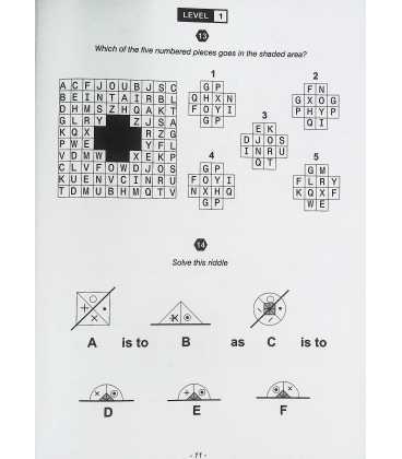 Improve Your IQ (The Puzzle Library) Inside Page 1