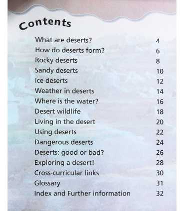Deserts (Geographywise) Inside Page 1