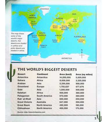 Deserts (Geographywise) Inside Page 2