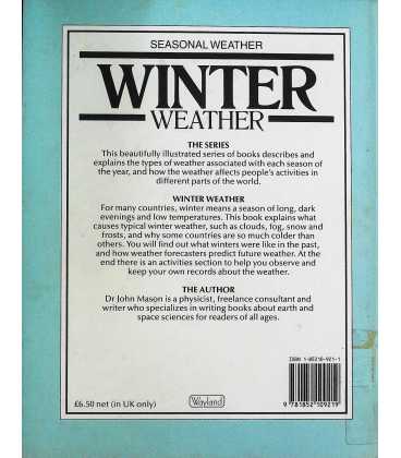 Winter Weather (Seasonal Weather) Back Cover