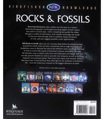 Rocks and Fossils (Kingfisher Knowledge) Back Cover
