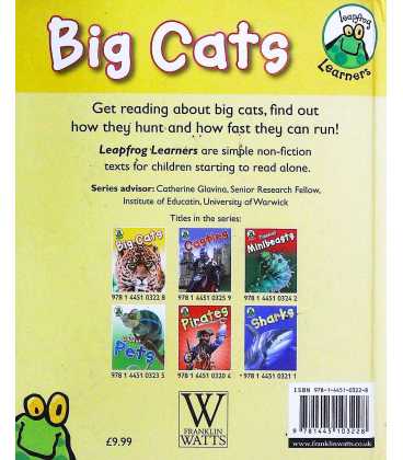 Big Cats (Leapfrog Learners) Back Cover