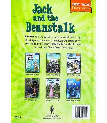 Jack and the Beanstalk (Short Tales Fairy Tales) Back Cover