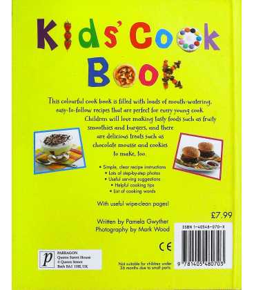 Kids' Cook Book Back Cover