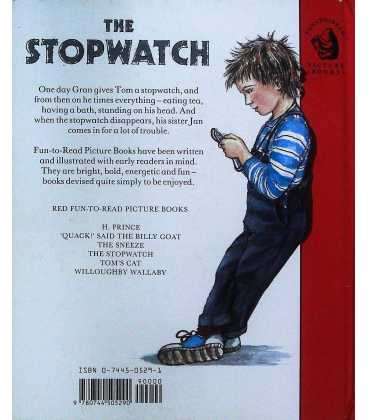 The Stopwatch (Fun-to-Read Picture Books) Back Cover