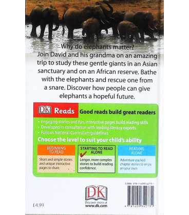 Hope for the Elephants (DK Reader Level 2) Back Cover