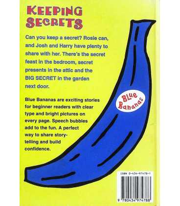 Keeping Secrets (Blue Bananas) Back Cover