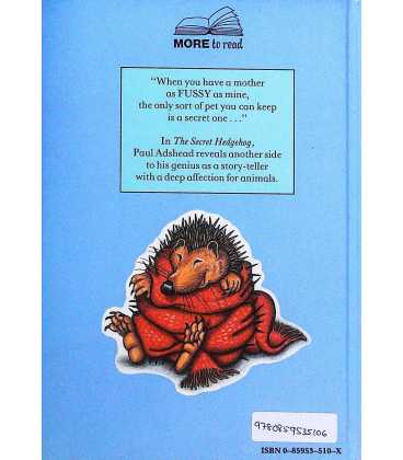 The Secret Hedgehog (More to Read) Back Cover